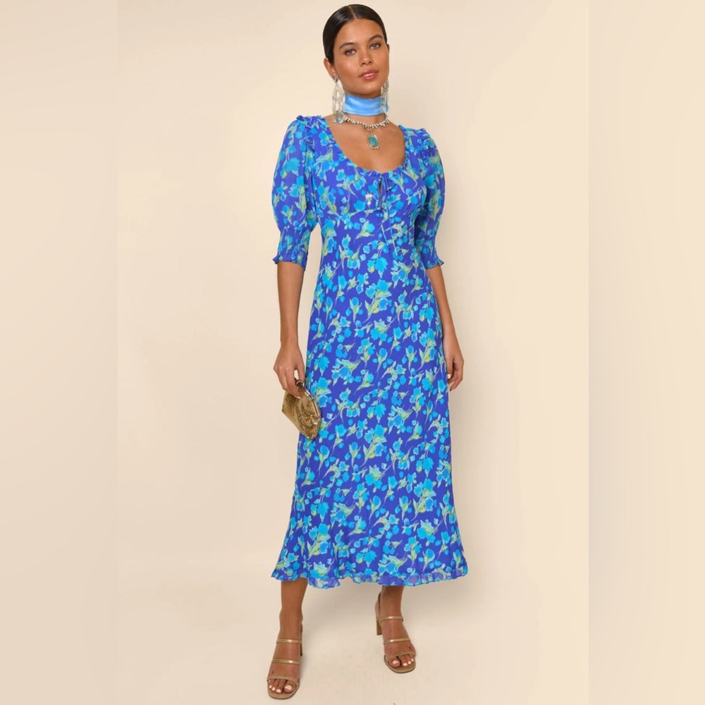 RIXO Sathya Midi Dress